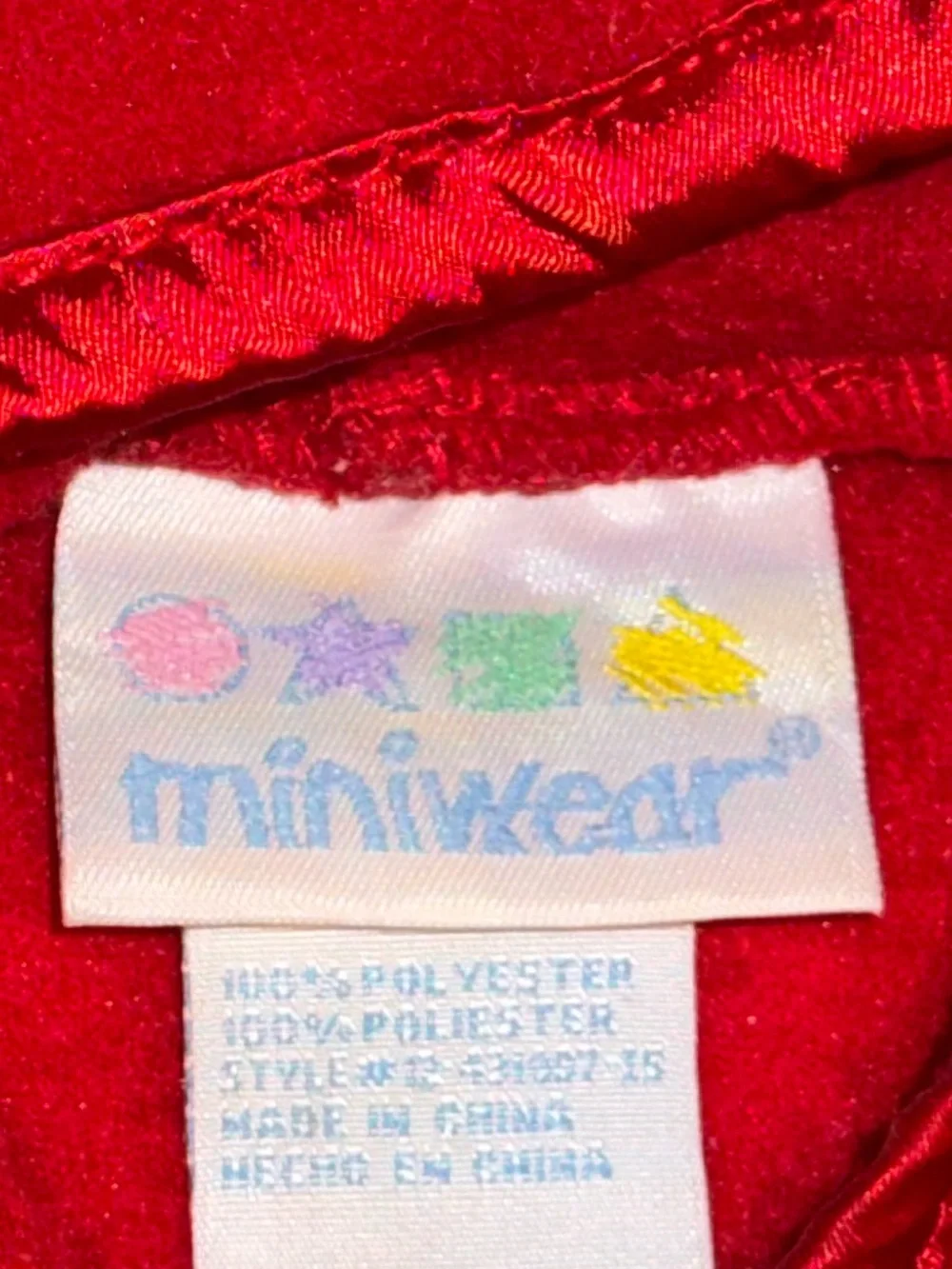 miniwear girls size